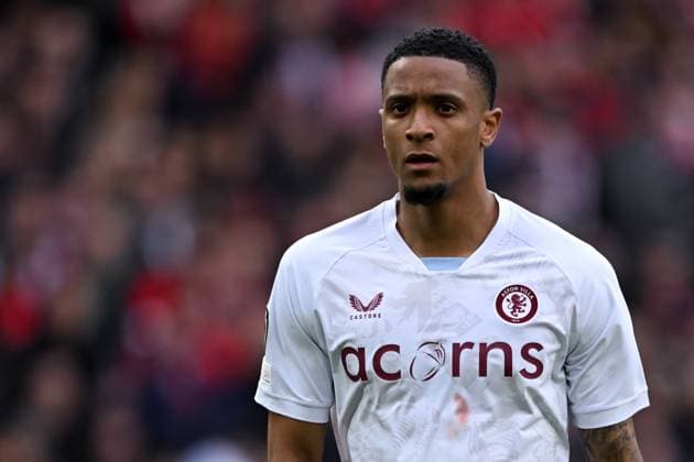 LILLE - Ezri Konsa of Aston Villa FC during the UEFA Conference league quarter-final match between Lille OSC and Aston Villa at Stade Pierre Mauroy on April 18, 2024 in Lille, France. ANP Hollandse Hoogte UEFA Conference League 2023 24 2023 2024 xVIxANPxSportx xGerritxvanxKeulenxIVx 496700729 originalFilename: 496700729.jpg