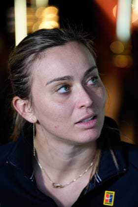 April 23, 2024, Madrid, Madrid, SPAIN: Paula Badosa of Spain attends during the Mutua Madrid Open 2024, ATP, Tennis Herren Masters 1000 and WTA, Tennis Damen 1000, tournament celebrated at Caja Magica on April 23, 2024 in Madrid, Spain. Madrid SPAIN - ZUMAa181 20240423_zaa_a181_040 Copyright: xOscarxJ.xBarrosox