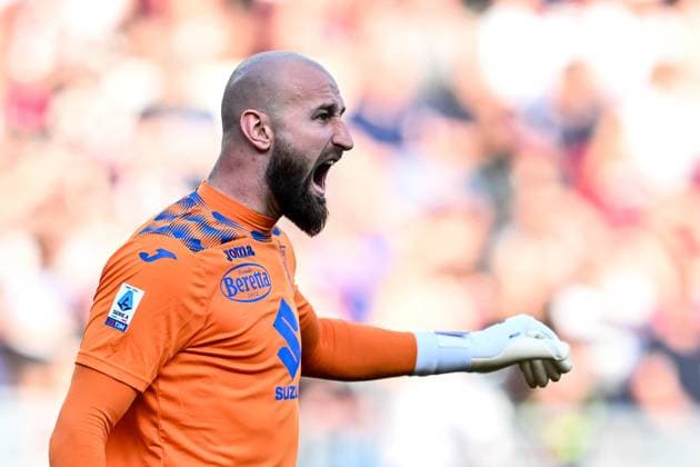 Torino, Italy, 13.04.24: Goalkeeper Vanja Milinkovic-Savic (32 Torino FC) during the Serie A game between Torino FC and Juventus FC at Olimpic Stadium Grande Torino in Torino, Italia Soccer (Cristiano Mazzi SPP)  Copyright: xCristianoxMazzix xSPPx spp-en-CrMaSp-Milinkovic_Savic_CM2_7971