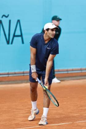 Benjamin Hassan (GER), APRIL 23, 2024 - Tennis : Benjamin Hassan during singles qualifying 2nd round match against Shintaro Mochizuki on the ATP, Tennis Herren tour Masters 1000 Mutua Madrid Open tennis tournament at the Caja Magica in Madrid, Spain. Noxthirdxpartyxsales  (251089613)
