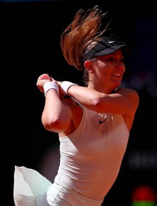 Paula Badosa of Spain in action Mutua Madrid Open, Day 3, Tennis, La Caja Magica, Madrid, Spain - 24 Apr 2024  Copyright: xEllaxLing Shutterstockx 14447597s