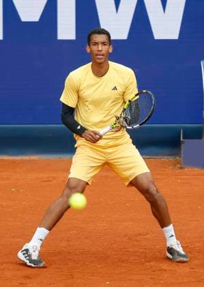 Felix Auger Aliassime CAN Tennis BMW Open 2024 ATP MTTC Iphitos Munich Germany April 16, 2024 Copyright: xJuergenxHasenkopfx