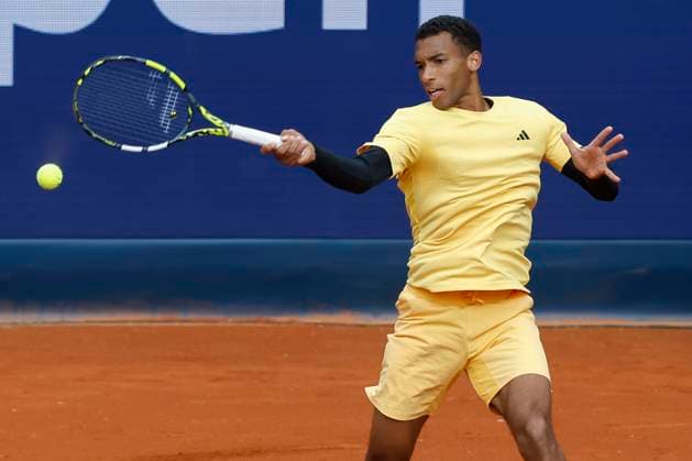 Felix Auger Aliassime CAN Tennis BMW Open 2024 ATP MTTC Iphitos Munich Germany April 16, 2024 Copyright: xJuergenxHasenkopfx