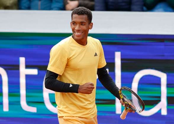 Felix Auger Aliassime CAN cheers after the victory, jubilation, joy, emotion Copyright: xJuergenxHasenkopfx