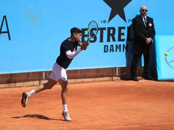 Masters 1000 Series Mutua Madrid Open 2024 at La Caja Mágica stadium in Madrid, 24 April 2024. Carlos Alcaraz training session at day 3 900 Cordon Press ALBERTOxSIMON LOF - Mutua Madrid Open 2024