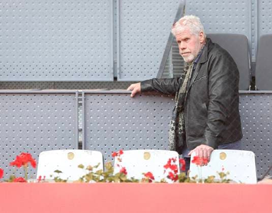 Masters 1000 Series Mutua Madrid Open 2024 at La Caja Mágica stadium in Madrid, 24 April 2024. Well-known faces attend the Mutua Madrid Open. Ron Perlman 900 Cordon Press LOF - Mutua Madrid Open 2024