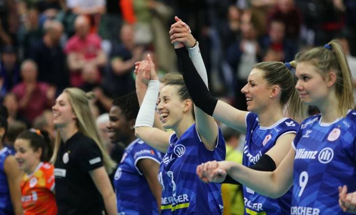 Stuttgart , Volleyball Bundesliga Womens PlayOff Final Game 4, Allianz MTV Stuttgart vs SSC Palmberg Schwerin , Maria Segura Palleres Stgt