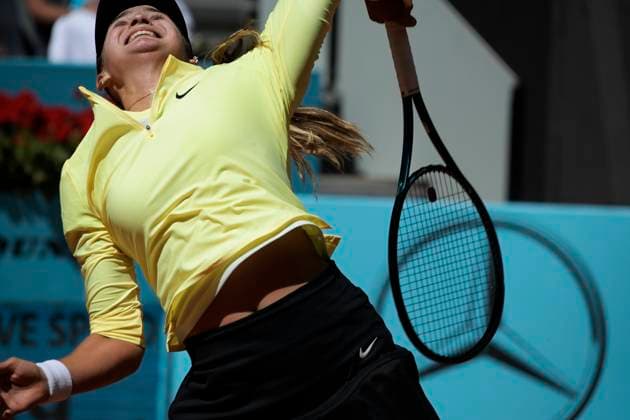 Mutua Madrid Open - Day Two Victoria Jimenez Kasintseva from Andorra is playing against Lin Zhu of China on Day Two of the Mutua Madrid Open at La Caja Magica in Madrid, Spain, on April 24, 2024. Madrid Spain  Copyright: xJuanxCarlosxLucasx originalFilename:lucas-notitle240424_np8bq.jpg