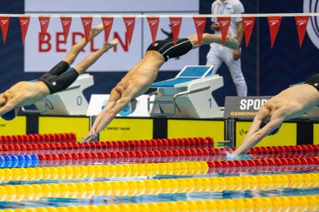400m Freistil Maenner A-Finale Marc Sauer (VfL Sindelfingen) GER, 135. Deutsche Meisterschaften Schwimmen, Schwimmen, 25.04.2024 GER, 135. Deutsche Meisterschaften Schwimmen, Schwimmen, 25.04.2024 Berlin *** 400m Freestyle Men A Final Marc Sauer VfL Sindelfingen GER, 135 German Championships Swimming, Swimming, 25 04 2024 GER, 135 German Championships Swimming, Swimming, 25 04 2024 Berlin Copyright: xEibner-Pressefoto JadrankoxMarjax EP_JMC