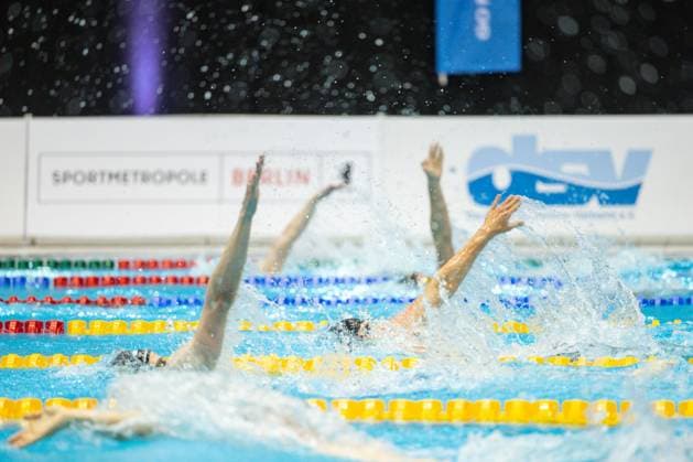 400m Lagen, Maenner, A-Finale GER, 135. Deutsche Meisterschaften Schwimmen, Schwimmen, 25.04.2024 GER, 135. Deutsche Meisterschaften Schwimmen, Schwimmen, 25.04.2024 Berlin *** 400m medley, men, A final GER, 135 German Swimming Championships, swimming, 25 04 2024 GER, 135 German Swimming Championships, swimming, 25 04 2024 Berlin Copyright: xEibner-Pressefoto JadrankoxMarjax EP_JMC