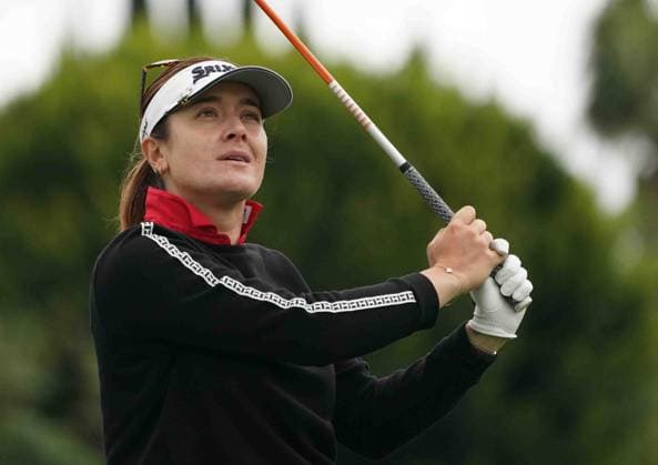 April 25, 2024: LPGA, Golf Damen - Ladies Professional Golf Association - Defending Champion, HANNAH GREEN on the 18th tee at the JM Eagle LA Championship 2024, presented by Plastpro, Wilshire Country Club, Los Angeles, CA, USA, April 25, 2024..Credit Image cr ZUMA Press - ZUMAmt3_ 20240425_zaf_mt3_011 Copyright: xScottxMitchellx