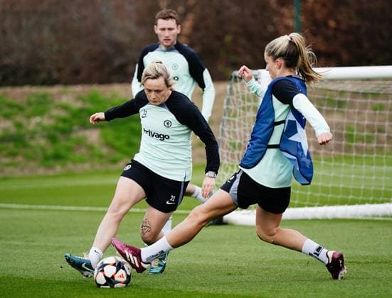 Football, Women, CL, Chelsea FC Training
