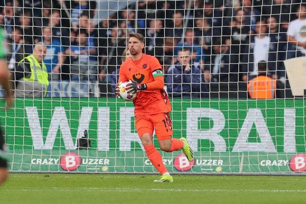 26 04 2024, xtgx, Soccer 2 Bundesliga, Hertha BSC Berlin Hannover 96 emspor, v l Ron Robert Zieler Hannover, 16 Parade, haelt den Ball, faengt den Ball, pariert DFL DFB REGULATIONS PROHIBIT ANY USE OF PHOTOGRAPHS as IMAGE SEQUENCES and or QUASI VIDEO Berlin