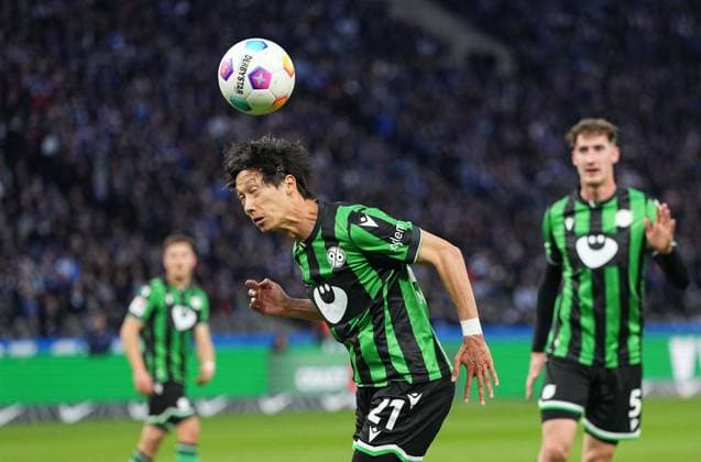 Sei Muroya Hannover 96 heads, 2 Bundesliga, Hertha BSC vs Hannover 96, Olympic Stadium on April 26, 2024 in Berlin, Germany Photo by Ulrik Pedersen DeFodi Images Sei Muroya Hannover 96 heads, 2 Bundesliga, Hertha BSC vs Hannover 96, Olympic Stadium on April 26, 2024 in Berlin, Germany Photo by Ulrik Pedersen DeFodi Images DFB DFL REGULATIONS PROHIBIT ANY USE OF PHOTOGRAPHS AS IMAGE SEQUENCES AND OR QUASI VIDEO Defodi 659 201015 01000969 Defodi-659 DFB DFL REGULATIONS PROHIBIT ANY USE OF PHOTOGRAPHS AS IMAGE SEQUENCES AND OR QUASI-VIDEO.