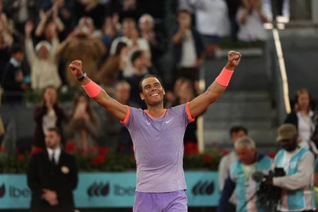 Rafael Nadal (Esp) TENNIS : Mutua Madrid Open 2024 - 27 04 2024 AntoineCouvercelle Panoramic 