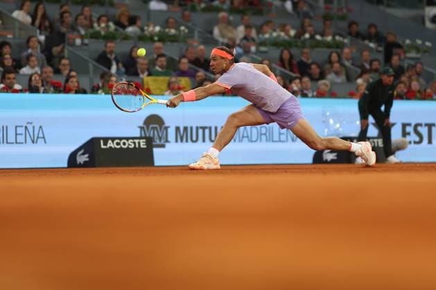 Rafael Nadal (Esp) TENNIS : Mutua Madrid Open 2024 - 27 04 2024 AntoineCouvercelle Panoramic 