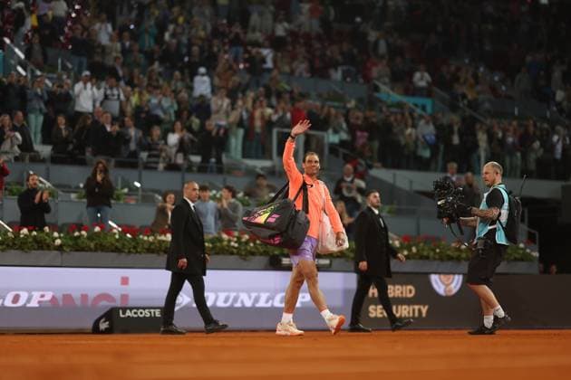 Rafael Nadal (Esp) TENNIS : Mutua Madrid Open 2024 - 27 04 2024 AntoineCouvercelle Panoramic 