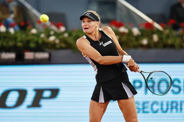 Dayana Yastremska (UKR), APRIL 27, 2024 - Tennis : Dayana Yastremska during singles round of 32 match against Coco Gauf on the WTA, Tennis Damen 1000 tournaments Mutua Madrid Open tennis tournament at the Caja Magica in Madrid, Spain. Noxthirdxpartyxsales  (251464868)