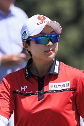 April 27, 2024, Los Angeles, California, USA: Hyo Joo Kim during Round 3 of the JM Eagle LA Championship presented by Plastpro on Saturday April 27, 2024 at the Wilshire Country Club in Los Angeles, California. ARIANA RUIZ PI Los Angeles U.S - ZUMAp124 20240427_zaa_p124_032 Copyright: xArianaxRuizx