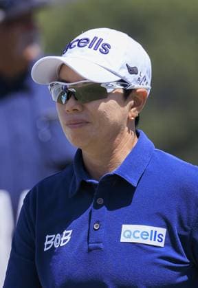 April 27, 2024, Los Angeles, California, USA: Eun-Hee Ji during Round 3 of the JM Eagle LA Championship presented by Plastpro on Saturday April 27, 2024 at the Wilshire Country Club in Los Angeles, California. ARIANA RUIZ PI Los Angeles U.S - ZUMAp124 20240427_zaa_p124_030 Copyright: xArianaxRuizx