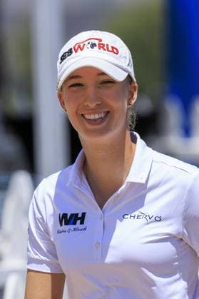 April 27, 2024, Los Angeles, California, USA: Alexandra Forsterling during Round 3 of the JM Eagle LA Championship presented by Plastpro on Saturday April 27, 2024 at the Wilshire Country Club in Los Angeles, California. ARIANA RUIZ PI Los Angeles U.S - ZUMAp124 20240427_zaa_p124_129 Copyright: xArianaxRuizx