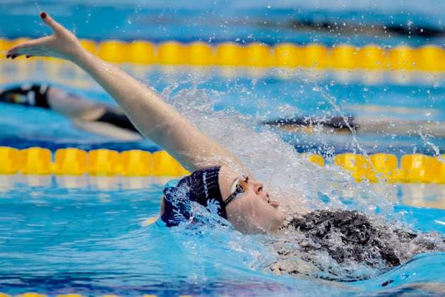 28.04.24 Berlin: Deutsche Meisterschaften im Schwimmen in Berlin, Tag 4, Vorlauefe, Maya Werner, SV Nikar Heidelberg Deutsche Meisterschaften im Schwimmen in Berlin Berlin *** 28 04 24 Berlin German Swimming Championships in Berlin, Day 4, Vorlauefe, Maya Werner, SV Nikar Heidelberg German Swimming Championships in Berlin Berlin Copyright: xEibner-Pressefotox xJoxKleindlx EP_akg