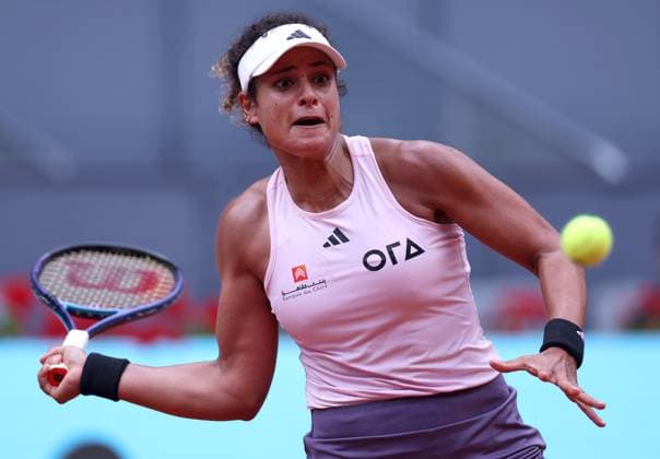 Mayar Sherif of Egypt in action Mutua Madrid Open, Day 7, Tennis, La Caja Magica, Madrid, Spain - 28 Apr 2024  Copyright: xEllaxLing Shutterstockx 14447603q