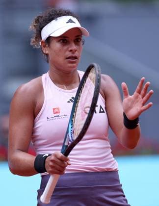 Mayar Sherif of Egypt frustrated Mutua Madrid Open, Day 7, Tennis, La Caja Magica, Madrid, Spain - 28 Apr 2024  Copyright: xEllaxLing Shutterstockx 14447603l