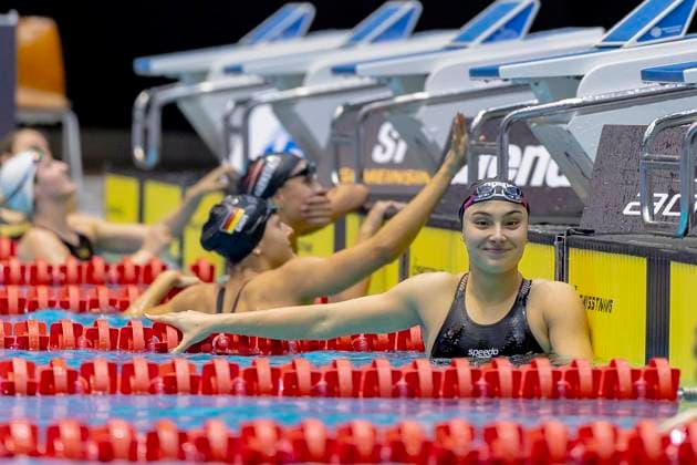 28.04.24 Berlin: Deutsche Meisterschaften im Schwimmen in Berlin, Tag 4, Julianna Dora Bocska, SG Essen Deutsche Meisterschaften im Schwimmen in Berlin Berlin *** 28 04 24 Berlin German Swimming Championships in Berlin, Day 4, Julianna Dora Bocska, SG Essen German Swimming Championships in Berlin Berlin Copyright: xEibner-Pressefotox xJoxKleindlx EP_akg