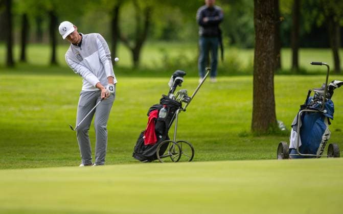 Golf, Season 2023 24, NRW Championships, 28 04 2024, Willy Schniedwind Team Prize, Men, Organizer GC Wasserburg Anholt Robert Bunnefeld Essen Heidhausen , Anholt Sportanlage GC Wasserburg Anholt Nordrhein Westfalen Germany 240428_go_gc-wasserburg-anholt_nrw-meisterschaften_28999