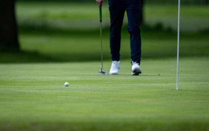 Golf, Season 2023 24, NRW Championships, 28 04 2024, Willy Schniedwind Team Prize, Men, Organizer GC Wasserburg Anholt Symbol image Anholt Sports facility GC Wasserburg Anholt North Rhine-Westphalia Germany 240428_go_gc-wasserburg-anholt_nrw-meisterschaften_29003