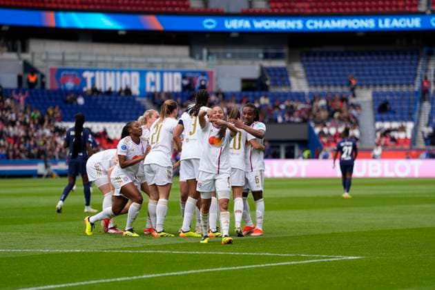 Selma Bacha (4) (OL) FOOTBALL FEMININ : Paris Saint Germain Vs Olympique Lyonnais - Ligue des Champions - 28 04 2024 GlennGervot Panoramic 