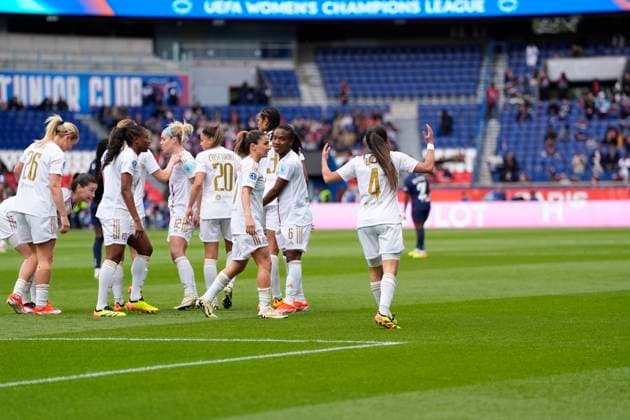 Selma Bacha (4) (OL) FOOTBALL FEMININ : Paris Saint Germain Vs Olympique Lyonnais - Ligue des Champions - 28 04 2024 GlennGervot Panoramic 