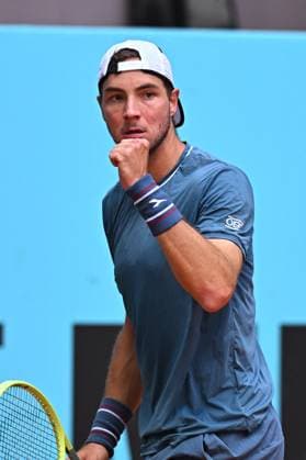 Mutua Madrid Open Jan-Lennard Struff (GER) during his second round match at the Mutua Madrid Open in Madrid, Spain, on April, 28, 2024. Photo by Corinne Dubreuil ABACAPRESS.COM Madrid Spain  Copyright: xDubreuilxCorinne ABACAx