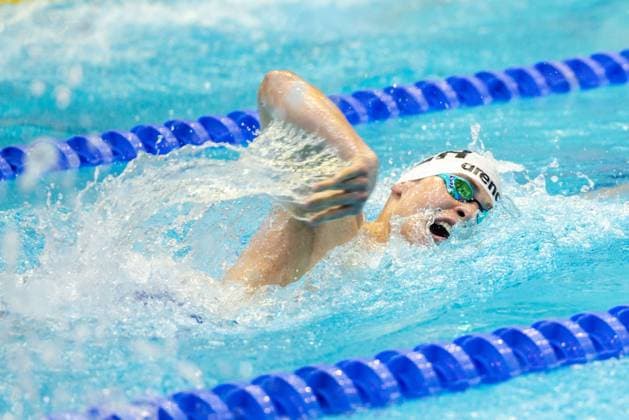 1500m Freistil Maenner Noah Lerch (SSG Guenzburg-Leipheim) 135. Deutsche Meisterschaften Schwimmen 2024, Berlin, Tag 4, 28.04.2024 135. Deutsche Meisterschaften Schwimmen 2024, Berlin, Tag 4, 28.04.2024 Berlin *** 1500m freestyle men Noah Lerch SSG Guenzburg Leipheim 135 German Swimming Championships 2024, Berlin, Day 4, 28 04 2024 135 German Swimming Championships 2024, Berlin, Day 4, 28 04 2024 Berlin Copyright: xEibner-Pressefoto JadrankoxMarjax EP_JMC