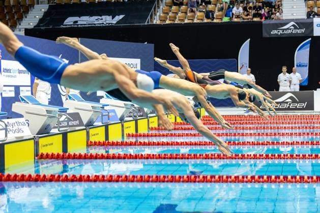 50m Schmetterling Maenner A-Finale 135. Deutsche Meisterschaften Schwimmen 2024, Berlin, Tag 4, 28.04.2024 135. Deutsche Meisterschaften Schwimmen 2024, Berlin, Tag 4, 28.04.2024 Berlin *** 50m Butterfly Men A Final 135 German Swimming Championships 2024, Berlin, Day 4, 28 04 2024 135 German Swimming Championships 2024, Berlin, Day 4, 28 04 2024 Berlin Copyright: xEibner-Pressefoto JadrankoxMarjax EP_JMC