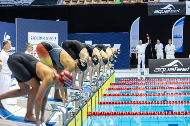 50m Freistil Frauen A-Finale 135. Deutsche Meisterschaften Schwimmen 2024, Berlin, Tag 4, 28.04.2024 135. Deutsche Meisterschaften Schwimmen 2024, Berlin, Tag 4, 28.04.2024 Berlin *** 50m freestyle women A final 135 German Swimming Championships 2024, Berlin, day 4, 28 04 2024 135 German Swimming Championships 2024, Berlin, day 4, 28 04 2024 Berlin Copyright: xEibner-Pressefoto JadrankoxMarjax EP_JMC