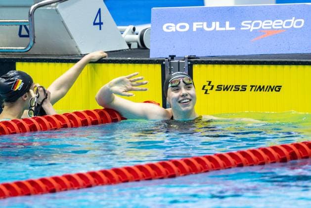 50m Freistil Frauen A-Finale Nina Sandrine Jazy (SG Essen) 135. Deutsche Meisterschaften Schwimmen 2024, Berlin, Tag 4, 28.04.2024 135. Deutsche Meisterschaften Schwimmen 2024, Berlin, Tag 4, 28.04.2024 Berlin *** 50m freestyle women A final Nina Sandrine Jazy SG Essen 135 German Swimming Championships 2024, Berlin, day 4, 28 04 2024 135 German Swimming Championships 2024, Berlin, day 4, 28 04 2024 Berlin Copyright: xEibner-Pressefoto JadrankoxMarjax EP_JMC