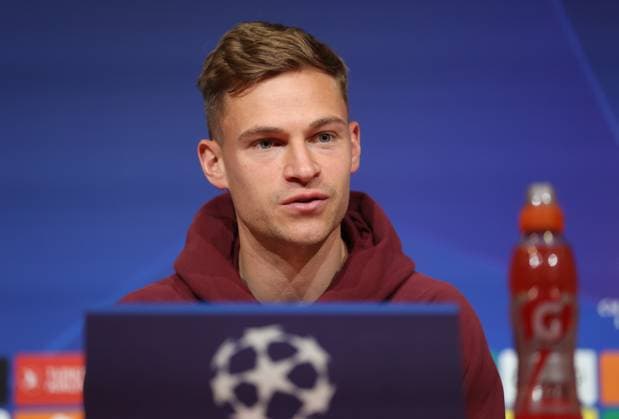 Munich, Germany 29 April 2024 Football, Men, UEFA Champions League, Season 2023 2024, FC Bayern Munich, Press conference Here in the picture Joshua Kimmich FC Bayern Munich at the press conference