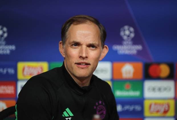Munich, Germany 29 April 2024 Football, Men, UEFA Champions League, Season 2023 2024, FC Bayern Munich, Press conference Here in the picture Thomas Tuchel, Coach FC Bayern Munich at the press conference, Head, Portrait