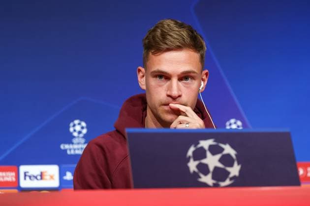 Joshua Kimmich FC Bayern Muenchen, 06 at the press conference, overthinking, International Press Conference, FC Bayern Muenchen, Football, UEFA Champions League, Semi-Final First Leg, Season 23 24, 29 04 2024, International Press Conference, FC Bayern Muenchen, Football, UEFA Champions League, Semi-Final First Leg, Season 23 24, 29 04 2024 Muenchen Copyright: xEibner-Pressefoto JennixMaulx EP_JML