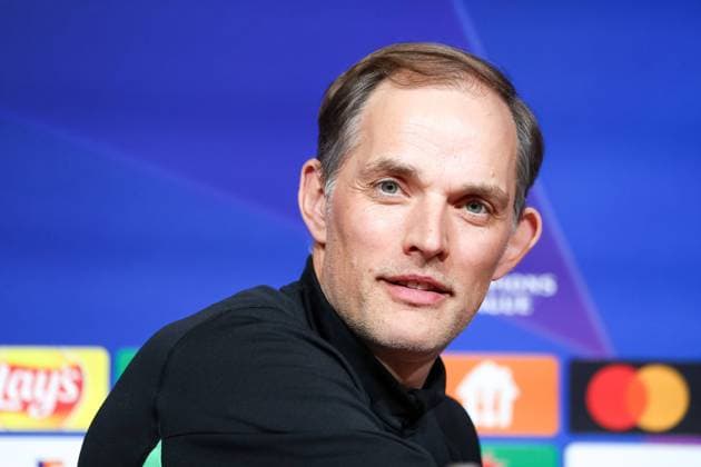 Thomas Tuchel FC Bayern Muenchen, Head coach at the press conference, International press conference, FC Bayern Muenchen, Football, UEFA Champions League, Semi-final first leg, Season 23 24, 29 04 2024, International press conference, FC Bayern Muenchen, Football, UEFA Champions League, Semi-final first leg, Season 23 24, 29 04 2024 Muenchen Copyright: xEibner-Pressefoto JennixMaulx EP_JML