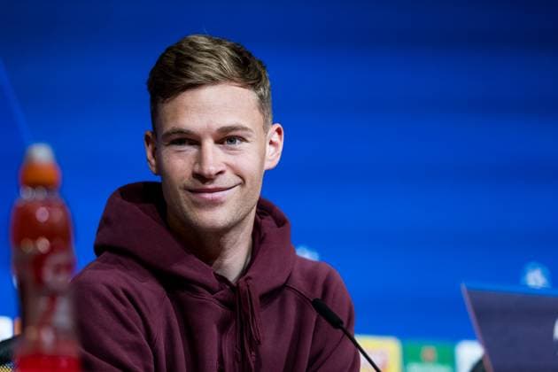UEFA Champions League FC Bayern Munich Real Madrid Press Conference FC Bayern Munich 29 04 2024 Joshua Kimmich FC Bayern Munich, 6 smiles UEFA Champions League FC Bayern Munich Real Madrid Press Conference FC Bayern Munich, Munich, Allianz Arena Copyright: xBEAUTIFULxSPORTS Wunderlx