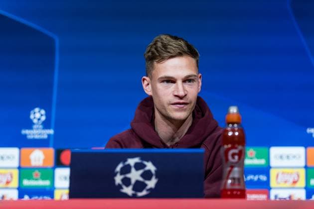 UEFA Champions League FC Bayern Munich Real Madrid Press Conference FC Bayern Munich 29 04 2024 Joshua Kimmich FC Bayern Munich, 6 UEFA Champions League FC Bayern Munich Real Madrid Press Conference FC Bayern Munich, Munich, Allianz Arena Copyright: xBEAUTIFULxSPORTS Wunderlx