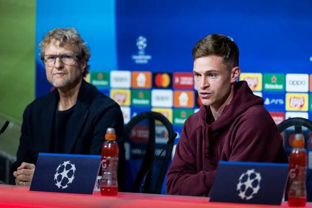 UEFA Champions League FC Bayern Munich Real Madrid Press Conference FC Bayern Munich 29 04 2024 Joshua Kimmich FC Bayern Munich, 6 UEFA Champions League FC Bayern Munich Real Madrid Press Conference FC Bayern Munich, Munich, Allianz Arena Copyright: xBEAUTIFULxSPORTS Wunderlx