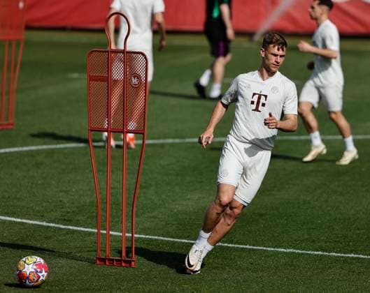29 04 2024, FC Bayern final training, Saebenerstrasse Muenchen, Football, Sports, in the picture Joshua Kimmich FC Bayern Muenchen