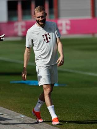 29 04 2024, FC Bayern final training, Saebenerstrasse Muenchen, Football, Sport, in the picture Konrad Laimer FC Bayern Muenchen