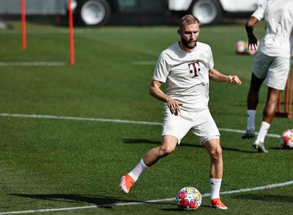 29 04 2024, FC Bayern final training, Saebenerstrasse Muenchen, Football, Sport, in the picture Konrad Laimer FC Bayern Muenchen