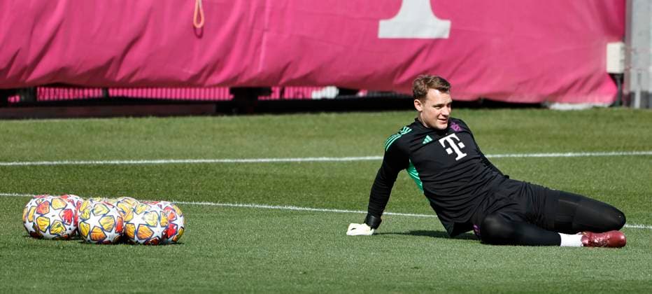 29 04 2024, FC Bayern final training, Saebenerstrasse Muenchen, Football, Sport, in the picture Manuel Neuer FC Bayern Muenchen