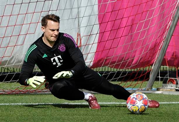 29 04 2024, FC Bayern final training, Saebenerstrasse Muenchen, Football, Sport, in the picture Manuel Neuer FC Bayern Muenchen